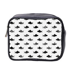 Cute Small Sharks   Mini Toiletries Bag (two Sides) by ConteMonfrey