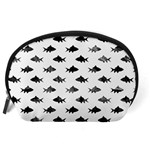 Cute Small Sharks   Accessory Pouch (Large) Back