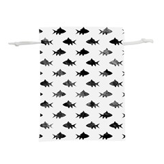 Cute Small Sharks   Lightweight Drawstring Pouch (l) by ConteMonfrey