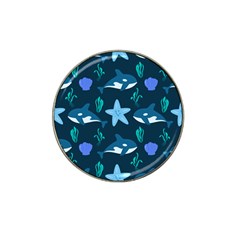 Whale And Starfish  Hat Clip Ball Marker (4 Pack) by ConteMonfrey