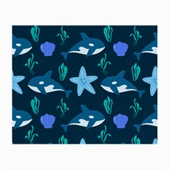 Whale And Starfish  Small Glasses Cloth by ConteMonfrey