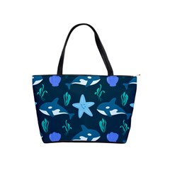 Whale And Starfish  Classic Shoulder Handbag by ConteMonfrey