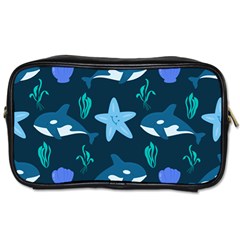 Whale And Starfish  Toiletries Bag (one Side) by ConteMonfrey