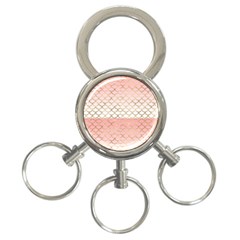 Mermaid Ombre Scales  3-ring Key Chain by ConteMonfrey