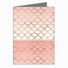 Mermaid Ombre Scales  Greeting Card by ConteMonfrey