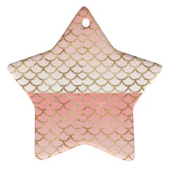 Mermaid Ombre Scales  Star Ornament (two Sides) by ConteMonfrey