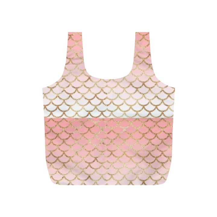 Mermaid Ombre Scales  Full Print Recycle Bag (S)