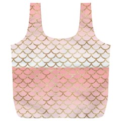 Mermaid Ombre Scales  Full Print Recycle Bag (xxl) by ConteMonfrey