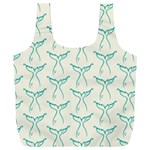 Blue Mermaid Tail Clean Full Print Recycle Bag (XXXL) Front