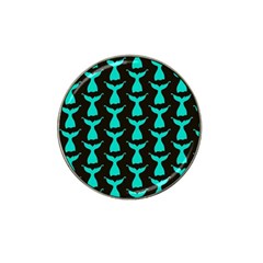 Blue Mermaid Tail Black Hat Clip Ball Marker (4 Pack) by ConteMonfrey