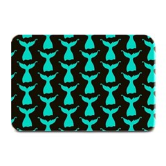 Blue Mermaid Tail Black Plate Mats by ConteMonfrey