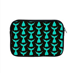 Blue Mermaid Tail Black Apple Macbook Pro 15  Zipper Case by ConteMonfrey