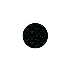 Blue Mermaid Tail Black Neon 1  Mini Buttons by ConteMonfrey