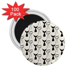 Black And White Mermaid Tail 2 25  Magnets (100 Pack)  by ConteMonfrey