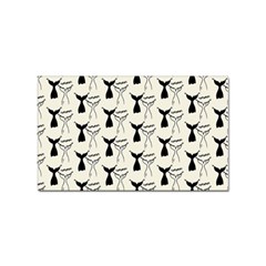 Black And White Mermaid Tail Sticker (rectangular) by ConteMonfrey