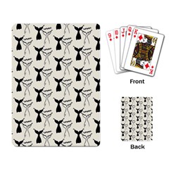 Black And White Mermaid Tail Playing Cards Single Design (rectangle)