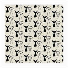 Black And White Mermaid Tail Medium Glasses Cloth by ConteMonfrey