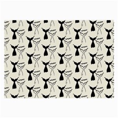 Black And White Mermaid Tail Large Glasses Cloth (2 Sides) by ConteMonfrey