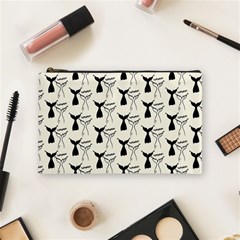 Black And White Mermaid Tail Cosmetic Bag (medium) by ConteMonfrey