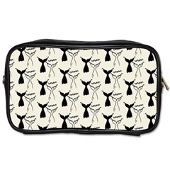 Black And White Mermaid Tail Toiletries Bag (one Side) by ConteMonfrey