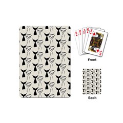 Black And White Mermaid Tail Playing Cards Single Design (mini) by ConteMonfrey