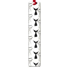 Black And White Mermaid Tail Large Book Marks by ConteMonfrey