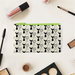 Black And White Mermaid Tail Cosmetic Bag (xs) by ConteMonfrey