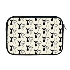 Black And White Mermaid Tail Apple Macbook Pro 17  Zipper Case by ConteMonfrey