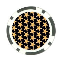 Starfish Minimalist  Poker Chip Card Guard by ConteMonfrey