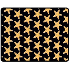 Starfish Minimalist  Double Sided Fleece Blanket (medium)  by ConteMonfrey