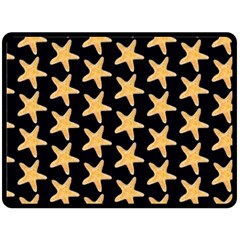 Starfish Minimalist  Double Sided Fleece Blanket (large)  by ConteMonfrey