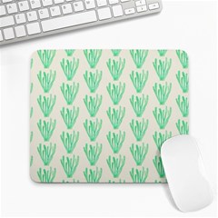 Watercolor Seaweed Large Mousepad by ConteMonfrey