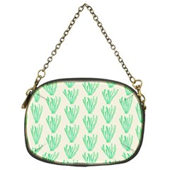 Watercolor Seaweed Chain Purse (one Side) by ConteMonfrey