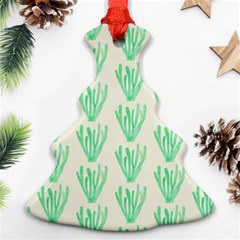 Watercolor Seaweed Christmas Tree Ornament (two Sides) by ConteMonfrey