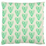 Watercolor Seaweed Large Flano Cushion Case (Two Sides) Front