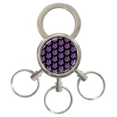 Black Seaweed 3-ring Key Chain by ConteMonfrey