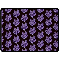 Black Seaweed Double Sided Fleece Blanket (large)  by ConteMonfrey