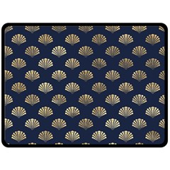 Cute Sea Shells  Double Sided Fleece Blanket (large)  by ConteMonfrey