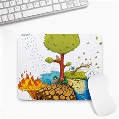 Natural Disaster Flood Earthquake Small Mousepad