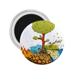 Natural Disaster Flood Earthquake 2 25  Magnets