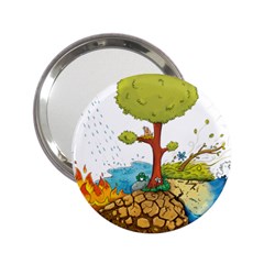 Natural Disaster Flood Earthquake 2 25  Handbag Mirrors by Jancukart