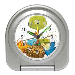 Natural Disaster Flood Earthquake Travel Alarm Clock