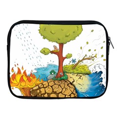 Natural Disaster Flood Earthquake Apple Ipad 2/3/4 Zipper Cases by Jancukart