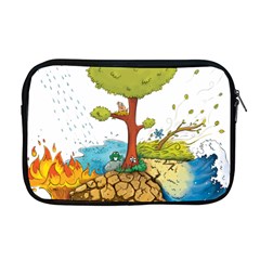 Natural Disaster Flood Earthquake Apple Macbook Pro 17  Zipper Case by Jancukart