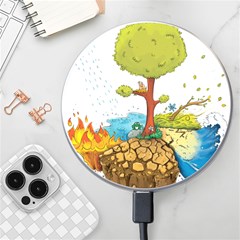 Natural Disaster Flood Earthquake Wireless Charger by Jancukart