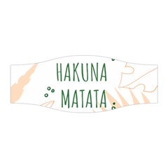 Hakuna Matata Tropical Leaves With Inspirational Quote Stretchable Headband