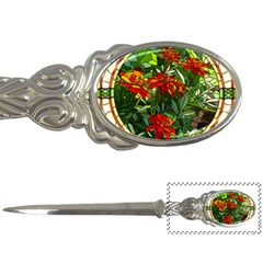 Flower Stained Glass Window Letter Opener by Jancukart