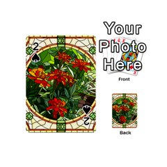 Flower Stained Glass Window Playing Cards 54 Designs (mini)