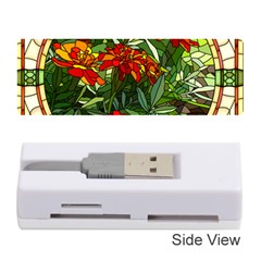 Flower Stained Glass Window Memory Card Reader (stick)