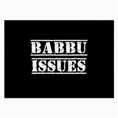 Babbu Issues   Large Glasses Cloth (2 Sides) by ConteMonfrey